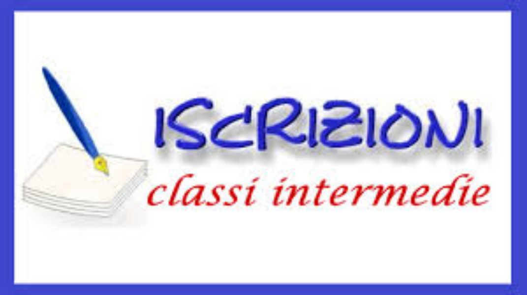 MODULO PER ISCRIZIONI CLASSI INTERMEDIE  - ANNO SCOLASTICO 2019/2020