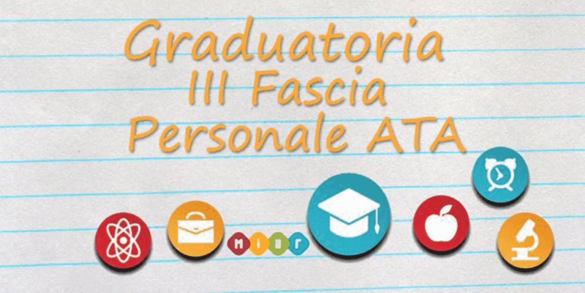 AVVISO di pubblicazione graduatorie provvisorie  d’Istituto di terza fascia del personale ATA 