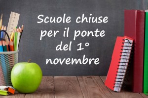 Sospensione attività didattiche 31 ottobre, 1 e 2 novembre 2016