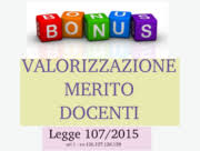 Comunicazione criteri bonus per la valorizzazione del merito dei docenti L. 107/2015 